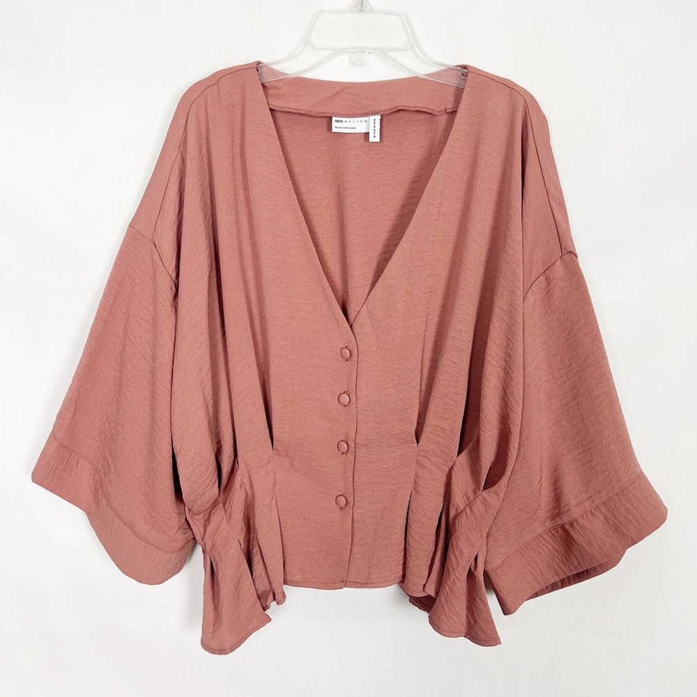 ASOS Mauve Button-Down Blouse